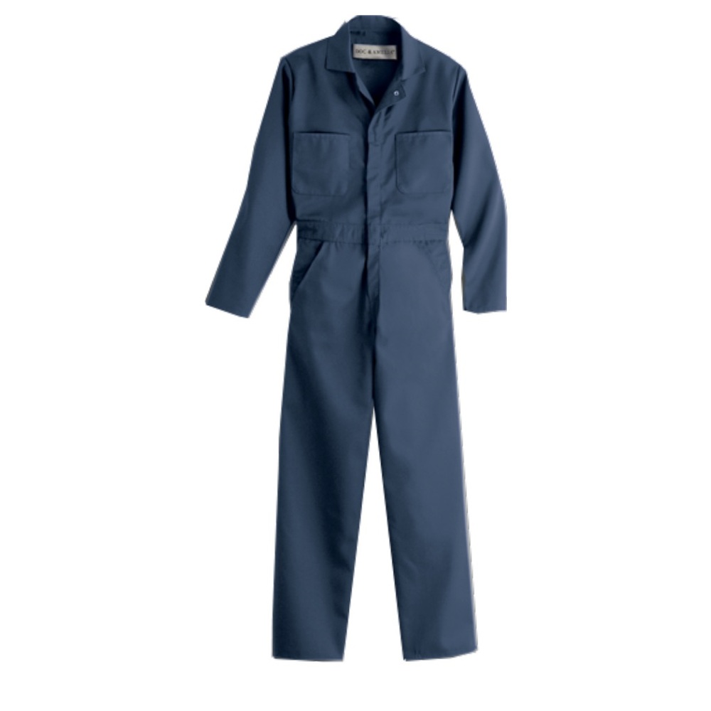Navy Blue Men's Workwear Jumpsuit